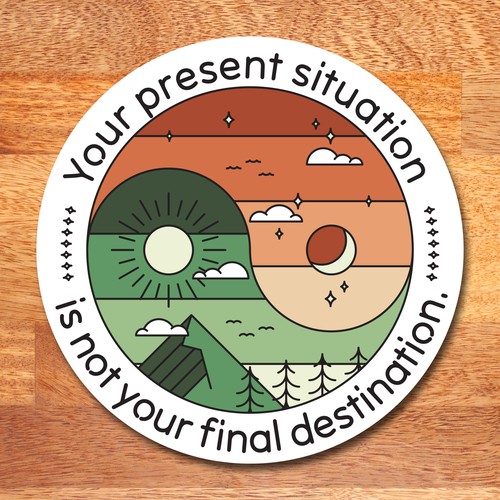 Design A Sticker That Embraces The Season and Promotes Peace Ontwerp door martinhpurba