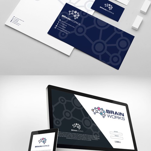 Design a logo for BrainWorks - a new AI company! Design by Ezra Design™