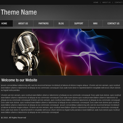 1-3 Page Website Template Design von Johncreative