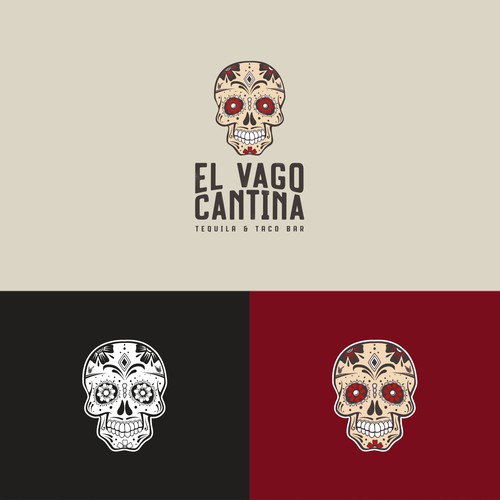 Logo for Mexican Gastro Cantina Diseño de grotesqstudio