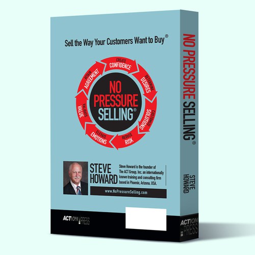 Create an updated professional Book Cover for No Pressure Selling Design von JMD1