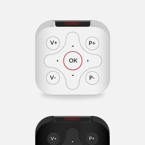 Remote control icon for iOS app Design by KurniawanAditia