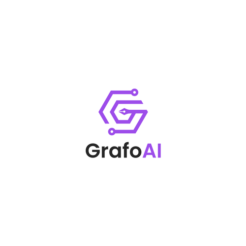 GrafoAI | Artificial Intelligence Writer Logo Design by Sultan Pinto