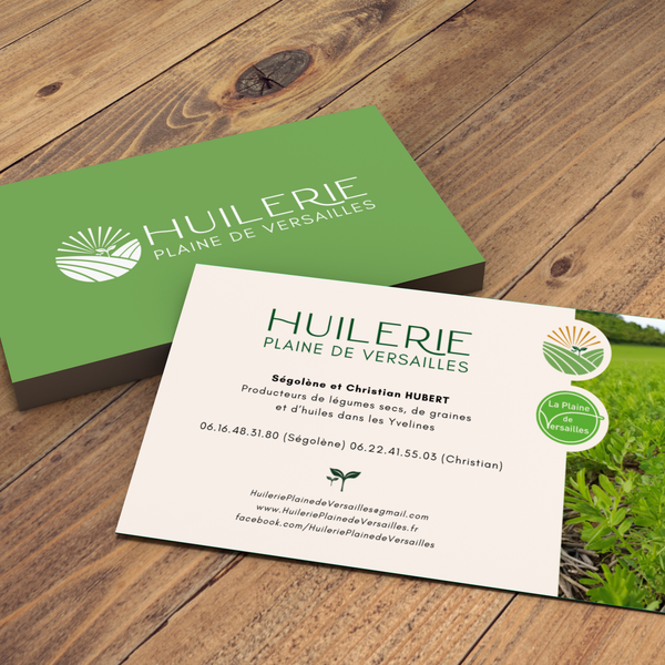 Design by Studio Rose d'Autan titled "Création de carte de visite"