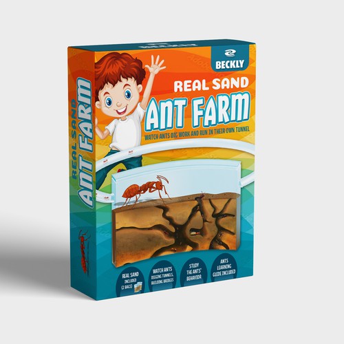 Eye Catching Ant Farm Box Design Design by Radmilica