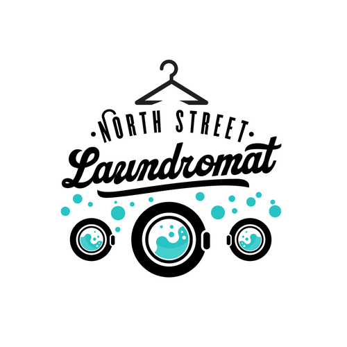 We need a powerful "Laundromat" logo Design by rulasic