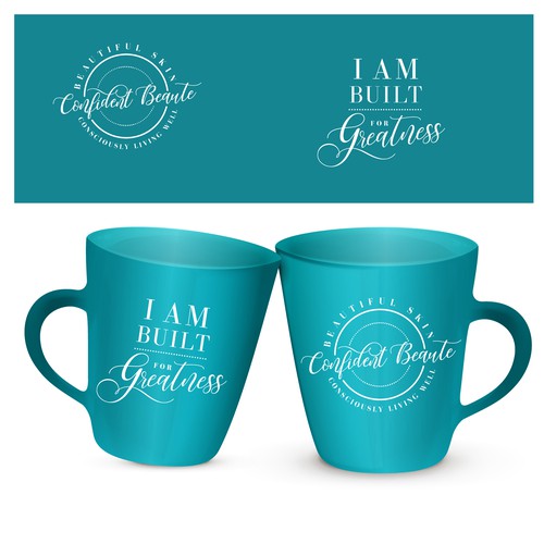 Unique Coffee Cup for Women Consciously Living Well Design von redsonya