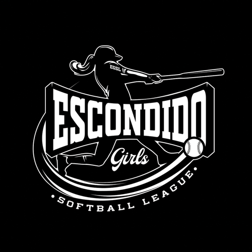 Youth Girls Softball League Logo that will be the face of our league and swag in San Diego Californi-ontwerp door bomba