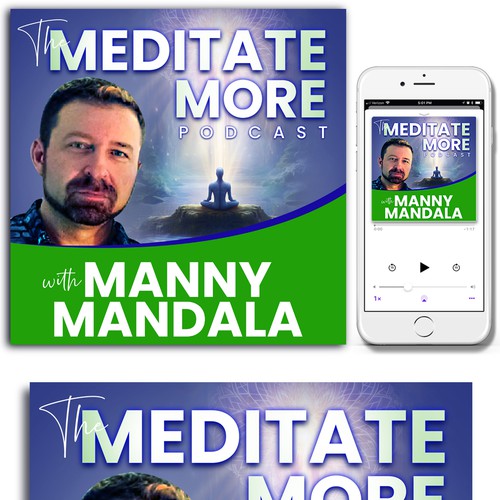 Meditation Podcast Artwork Design by Mac88graphic