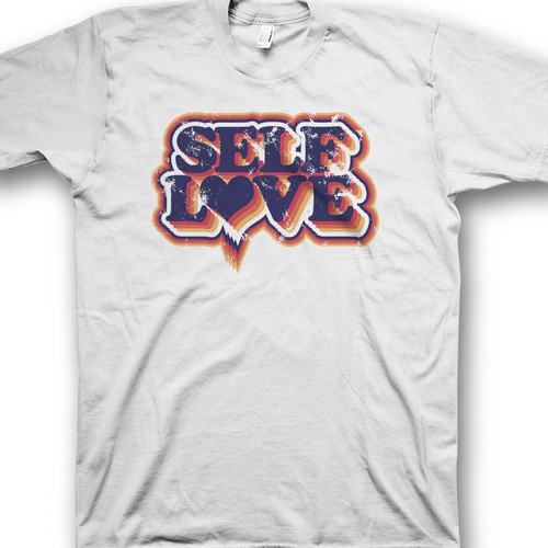 SELF LOVE MERCH T-SHIRT Design by saka.aleksandar