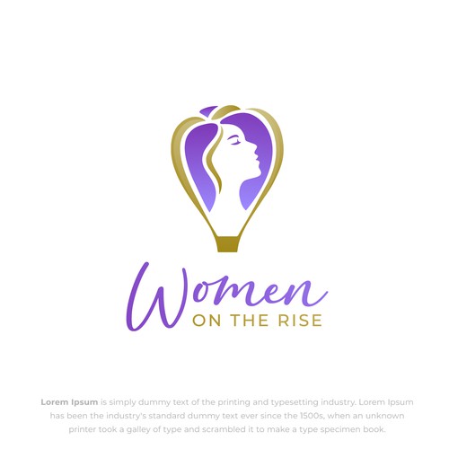 Women on the RISE logo Design by CreativeJAC