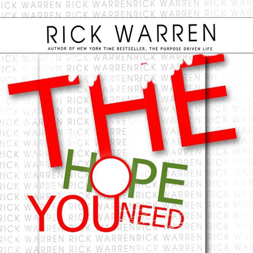 Design Rick Warren's New Book Cover Design by Mike-O