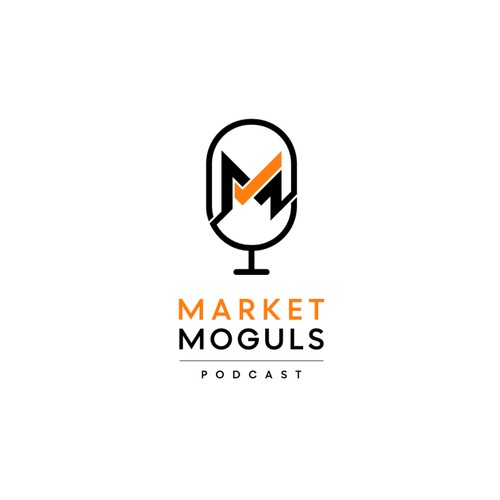 Minimalistic day trading podcast logo Design by logovora