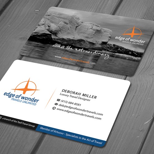 Create a card that exudes the awesomeness of luxury adventure travel Design by deviserpark