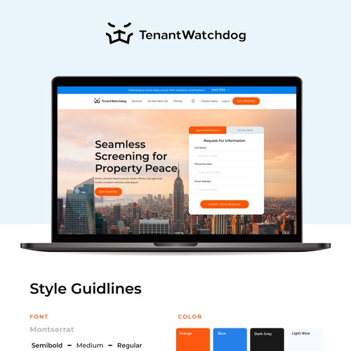 Eviction Website Design. Design by ⭐CaptMarvel⭐