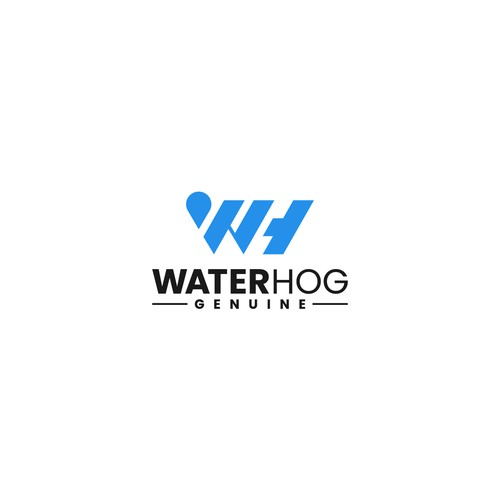 WaterHog Logo Design by _barna