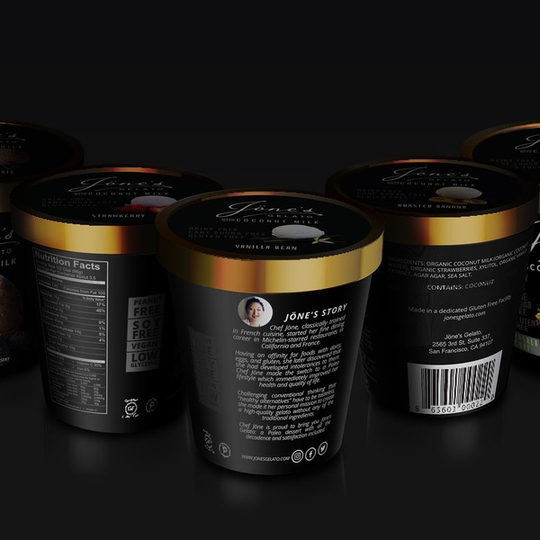 Modern design for Paleo Gelato