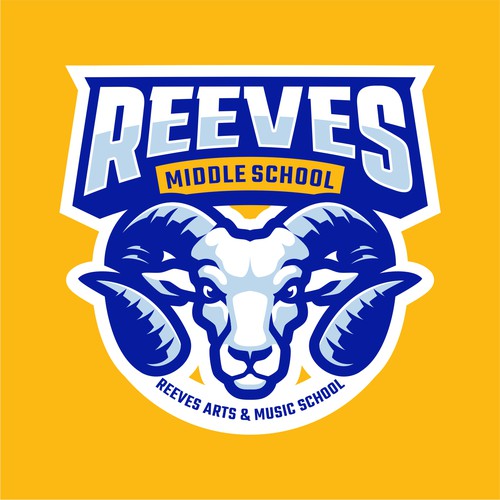 Design di Rebrand our Middle School to the RAMS! di NovianGraphic