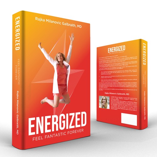 Design a New York Times Bestseller E-book and book cover for my book: Energized Design by MMQureshi