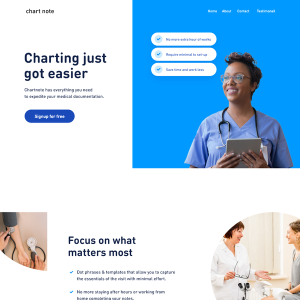Doctor documentation web app