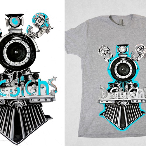 Create 99designs' Next Iconic Community T-shirt Design por Xeniatm