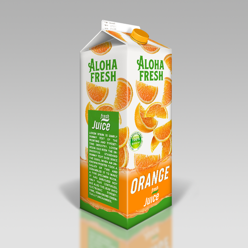 ALOHA FRESH JUICE & TEA Design by kenan.design