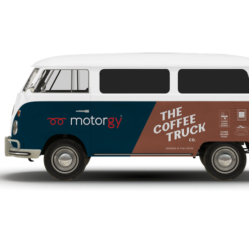 Designs | 1965 VW Combi Split Wrap Design | Car, truck or van wrap contest