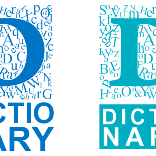 Dictionary.com logo Diseño de PIXELGRIP