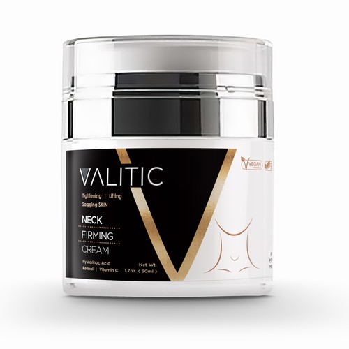 Neck firming cream - expensive look Design by ....Comartstudios™