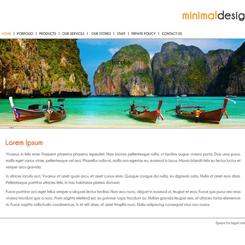 1-3 Page Website Template Design von anndrea