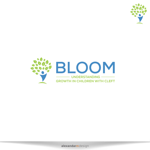 A sweet, child friendly logo that appeals to new parents focused on growth and health Design by alexandarm