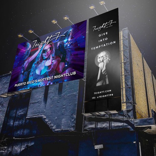 Billboard for a Nightclub and Gentlemen’s Club Design by SoftSkills