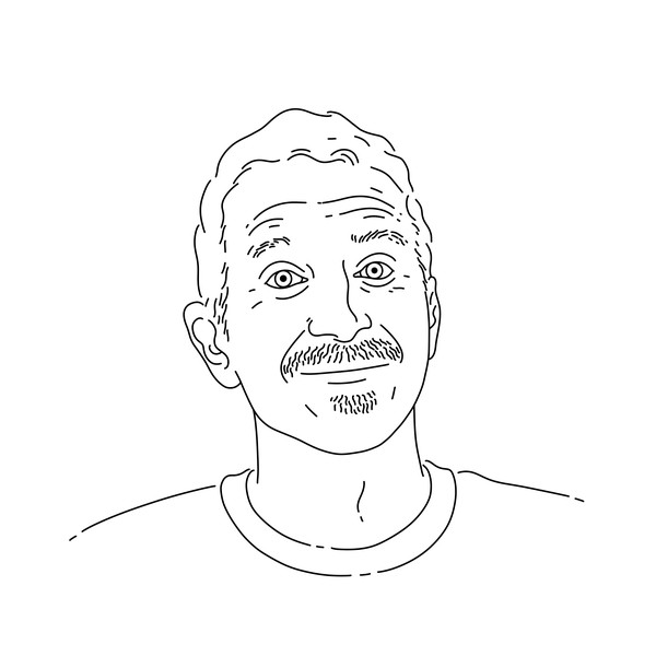 Cartoon illustration for website