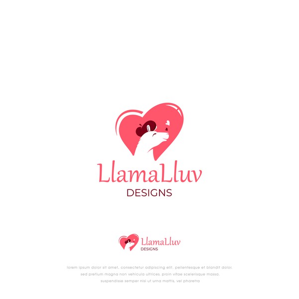 Design by DROPidea™ titled "llamalluv"