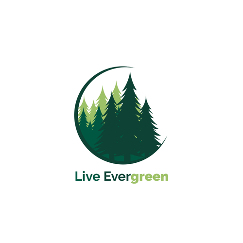 Diseño de Evergreen Logo Request de Free.Man