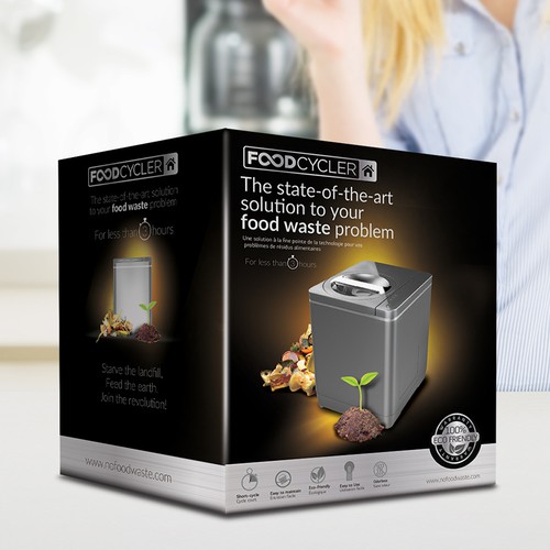 Food Cycler Indoor Composter Package Design Design by Mr. Ozz