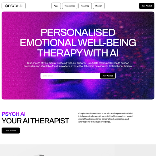 Landing page design contest entry by Farah Hilmi
