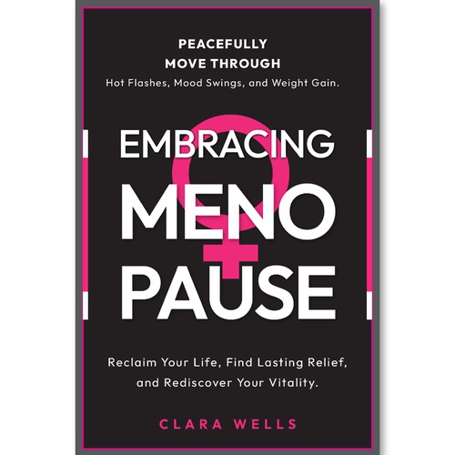 I need a book cover that connects with women about menopause Design by Creative_Crafter