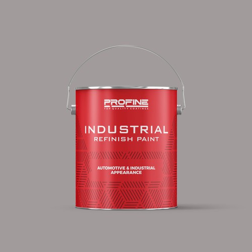 Label for our professional automotive and industrial coatings products Design by Rumon79