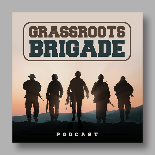 Cover Art for Military Veteran Podcast Design by The Cloud Digital