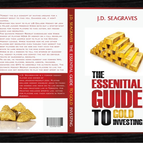 The Essential Guide to Gold Investing Book Cover Design by M.D.design