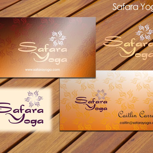 Safara Yoga seeks inspirational logo! Design by sadzip