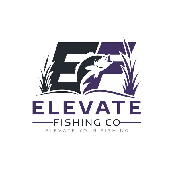 Design by Logo_Winz titled "Elevate Fishing Co."