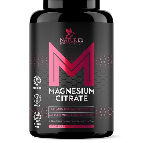 Premium Magnesium Citrate Design needed for Nature's Nutrition Design by ✝DeSiGnEr✝JOHN