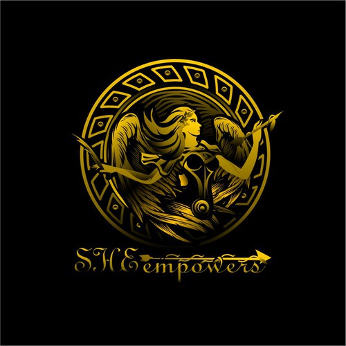 SHEempowers - luxurious design of a woman preferrably in some kind of a circle to appeal to women professionals Design by Khan Imagine