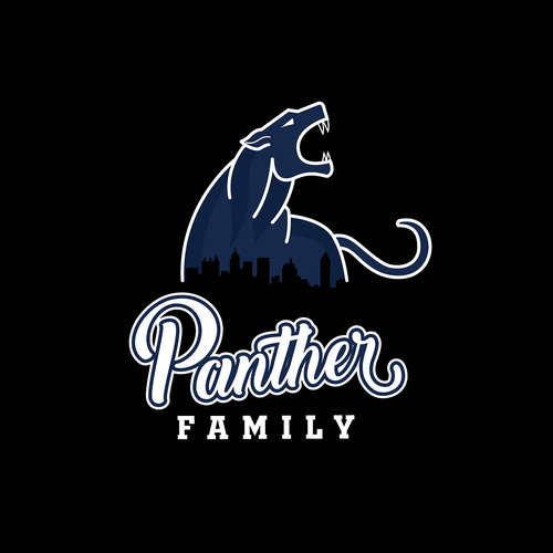 Basketball Logo for Team 'Panther Family' - Your Winning Logo Featured on Major Sports Network Design by AndreiaZaytseva®