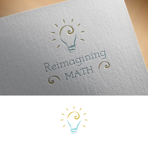 Reimagining Math Logo Design Design by Catarina Terra