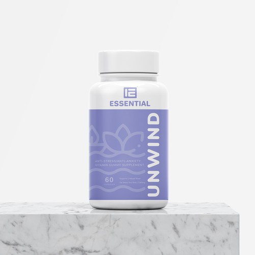 Trendy Supplement Brand Label Design Design by MKaufhold