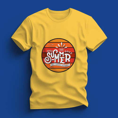 Summer Camp T-Shirt Design by Mozarella