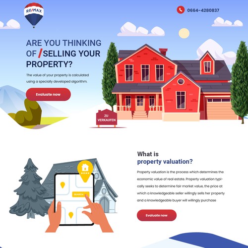 Landing page design contest entry by bjdesign007
